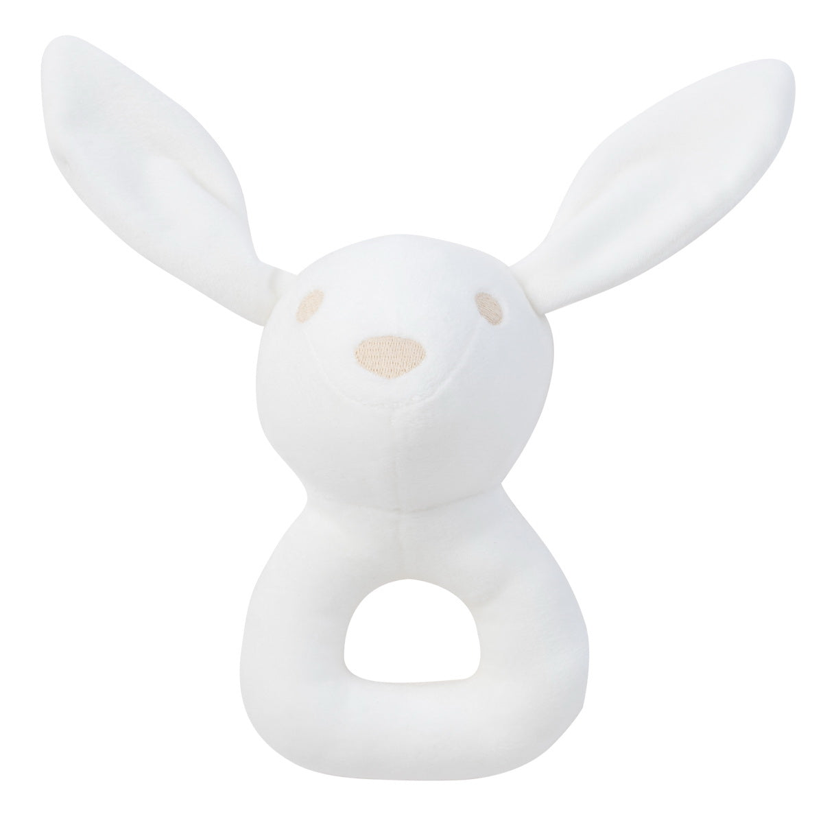 Petit Toile Bunny Rattle Toy