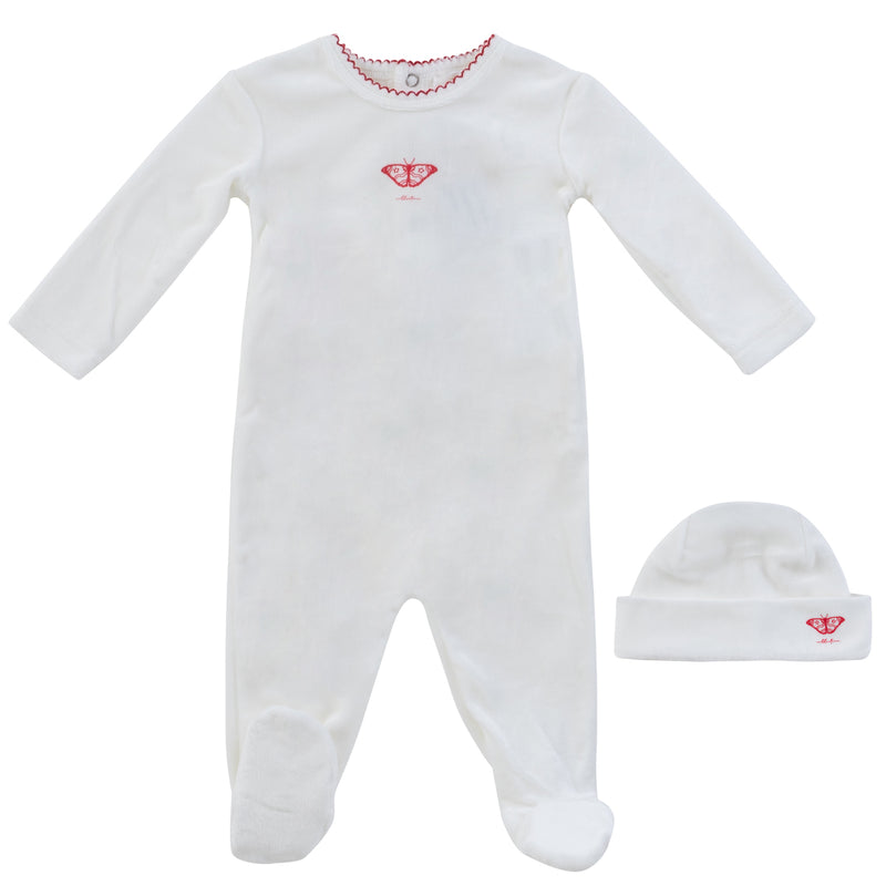Flutter Romper & Hat Set