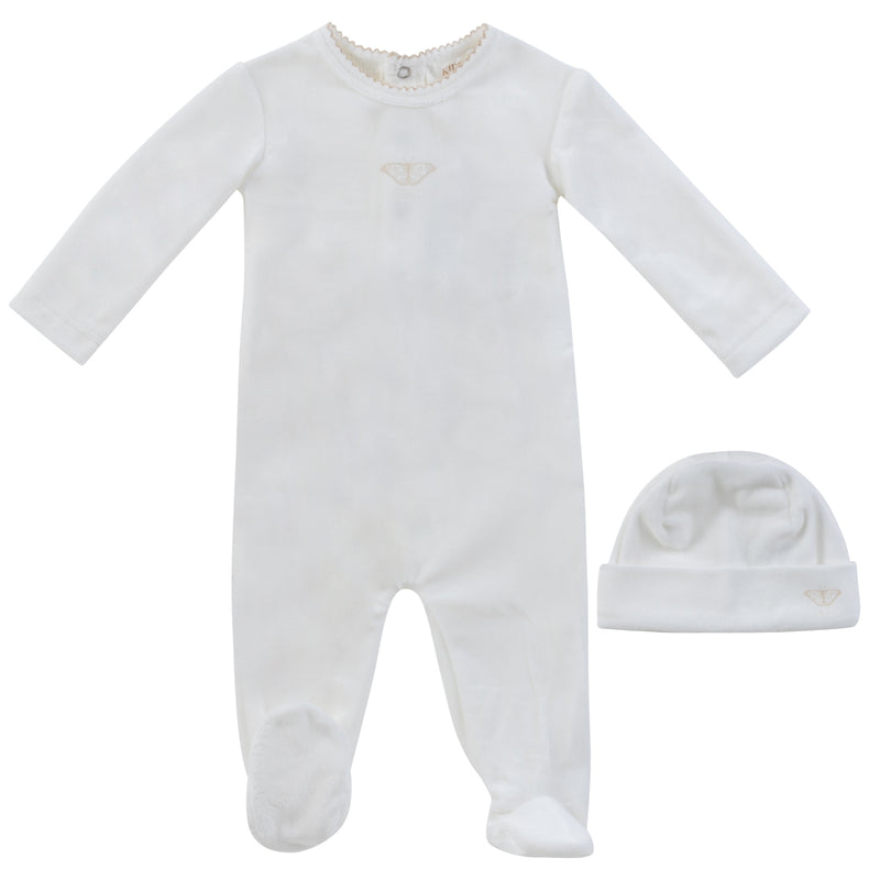Flutter Romper & Hat Set