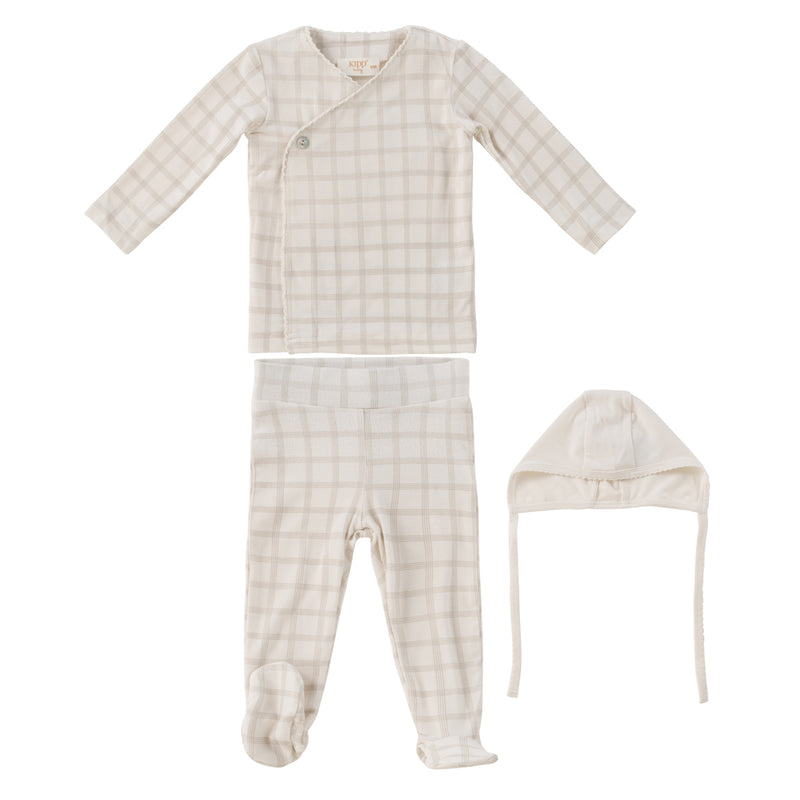 Felt Plaid 3 Piece Set