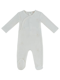 Petit Ours Pattern Footie & Hat