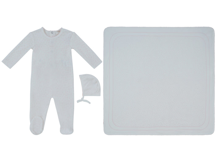 Whispering Blooms Layette Set
