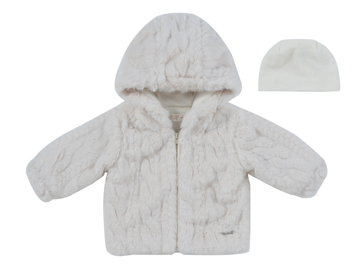 Atelier Cable Fur Jacket & Hat