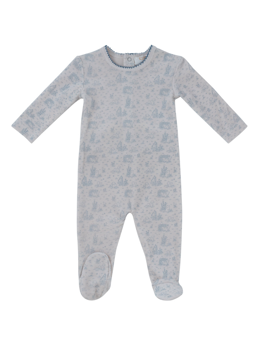 Woodland Toile Footie