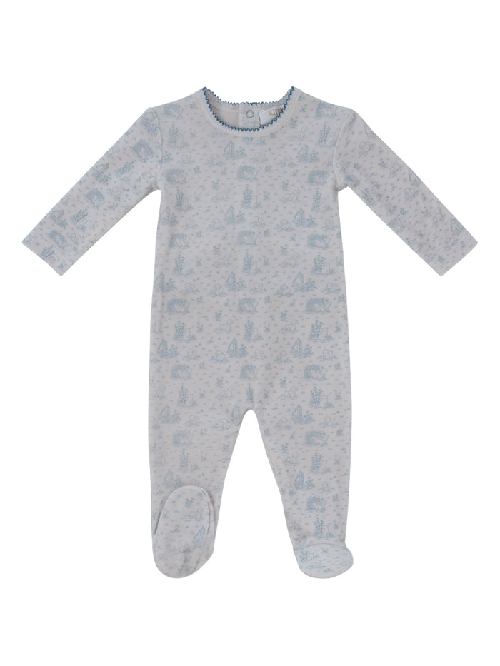 Woodland Toile Footie
