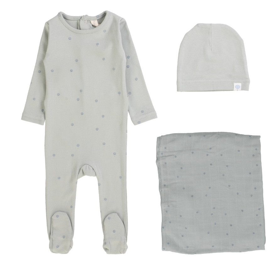 All Over Balloon Layette Set