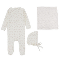 Floral Cluster Layette Set