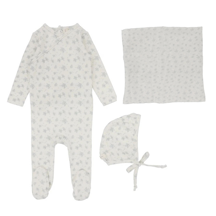 Floral Cluster Layette Set