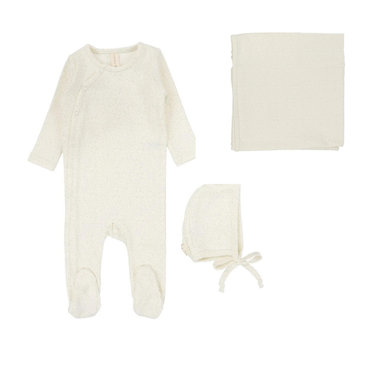 Speckled Footie Layette Set