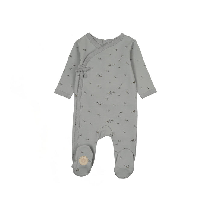 Vintage Bird Wrap Footie