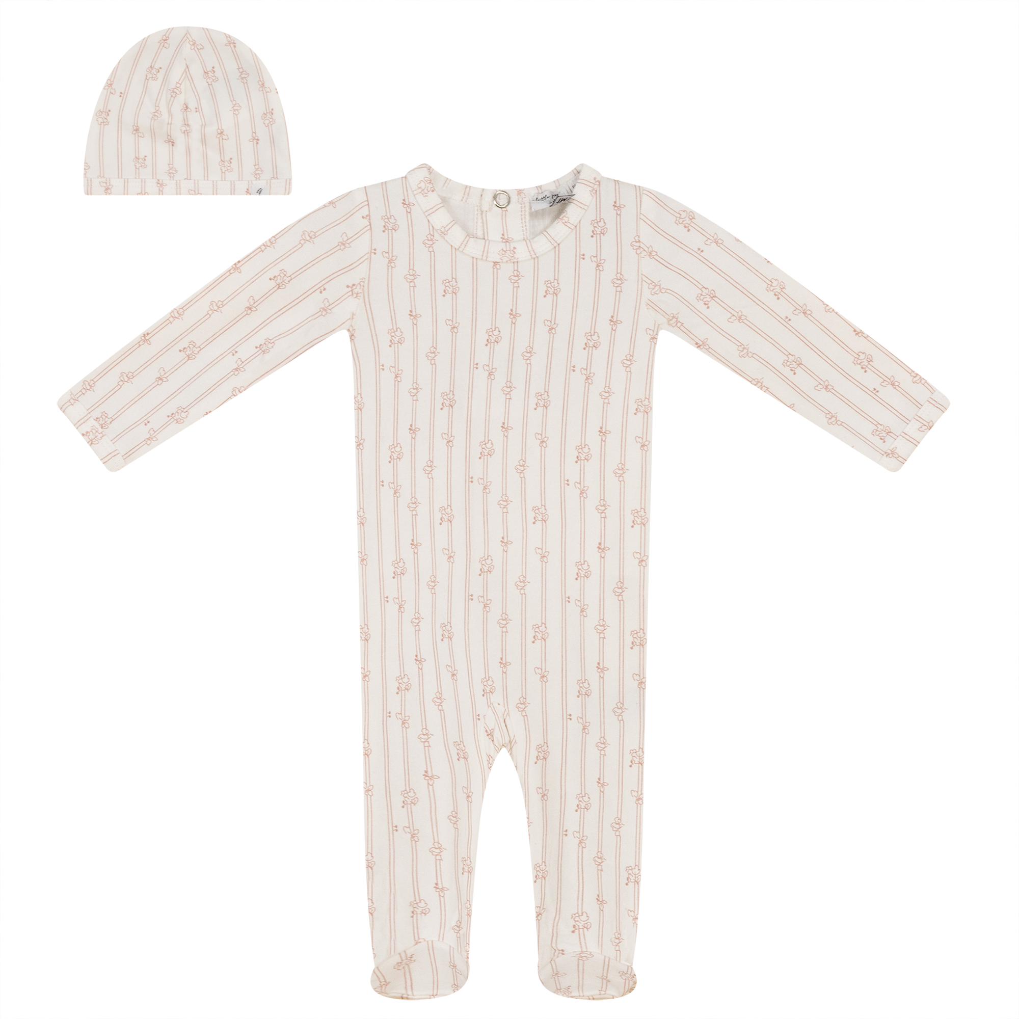 Soft Cotton Modal Baby Footie Set