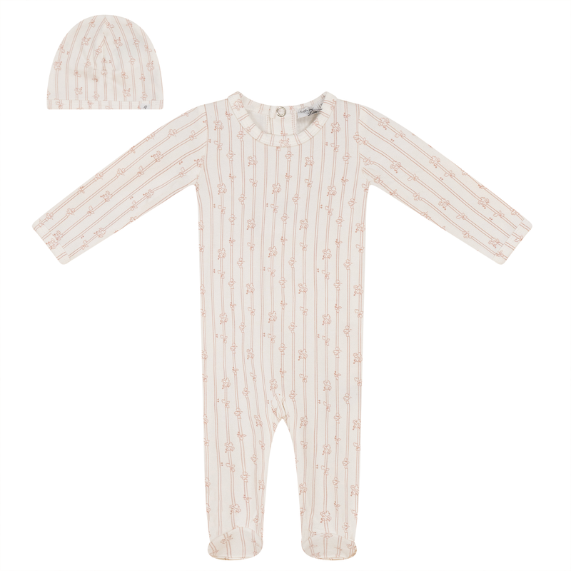 Soft Cotton Modal Baby Footie Set