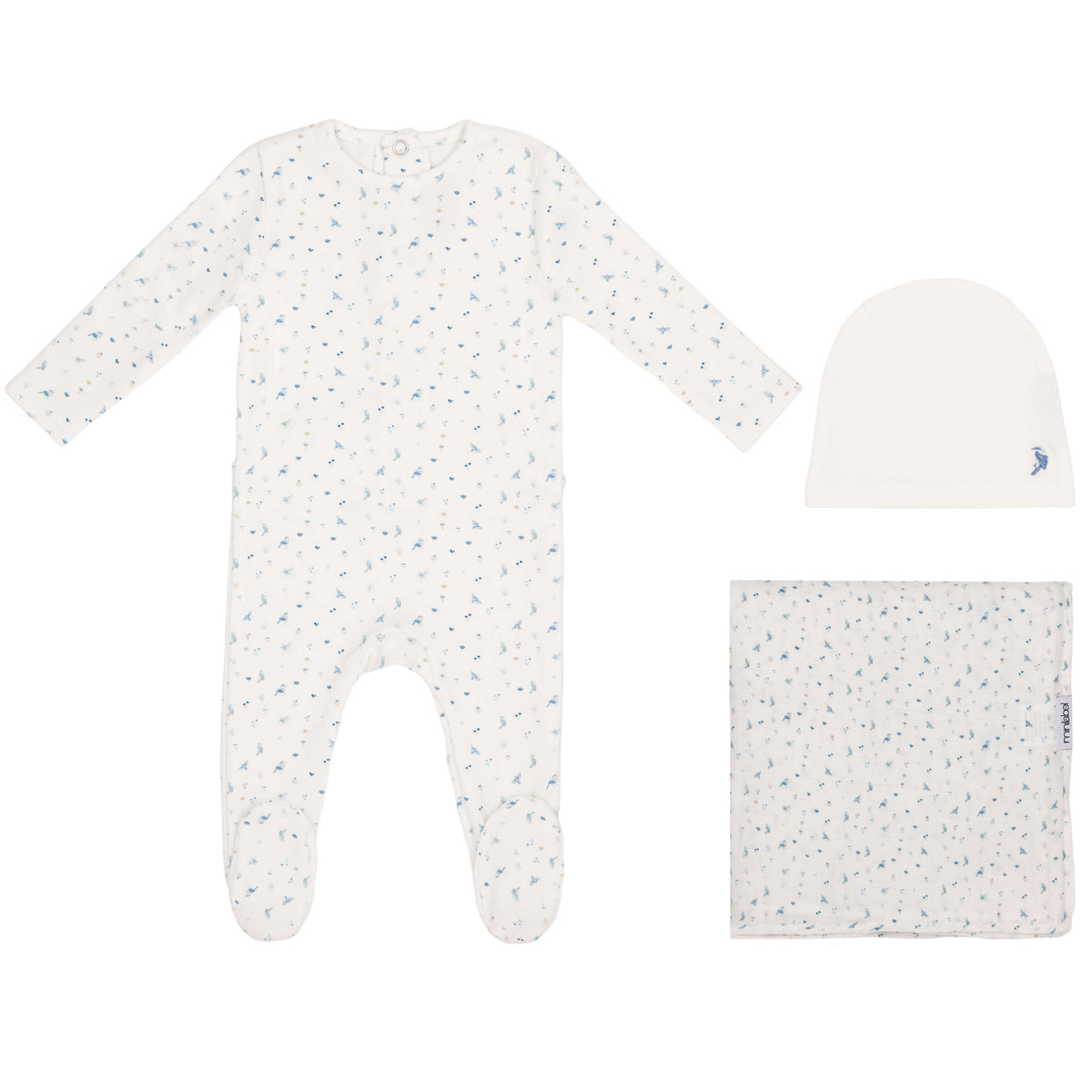 Butterfly/Bird Over Layette Set