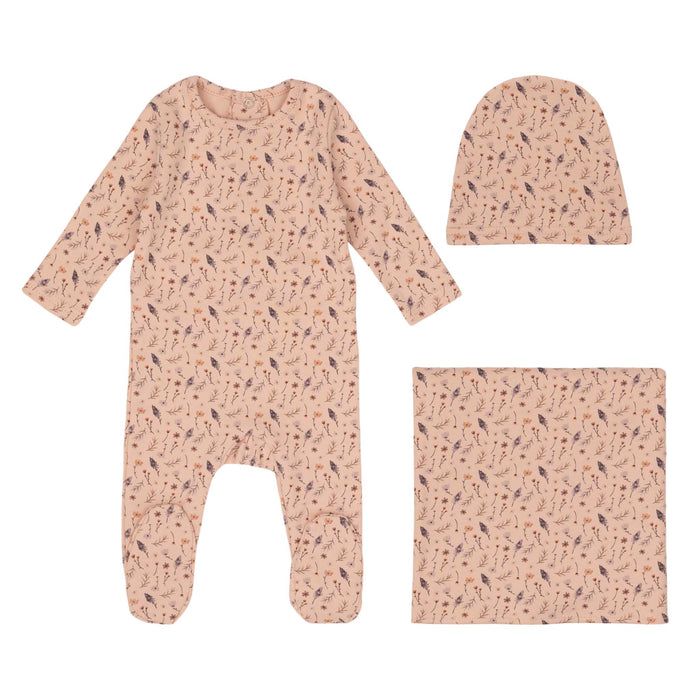 Printed Willow Layette Set