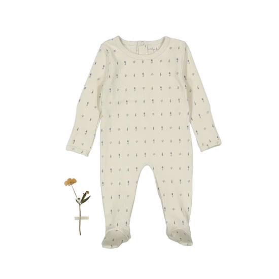 Abby Blue Footie