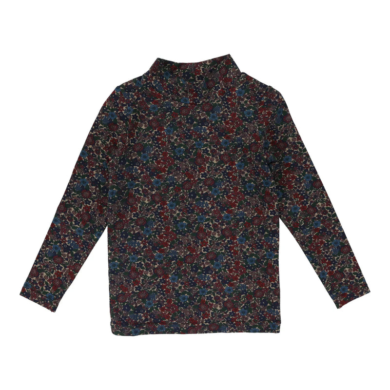 Printed Mockneck All Over Floral