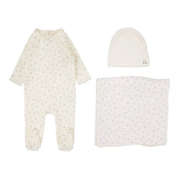 Cherry Print Layette Set