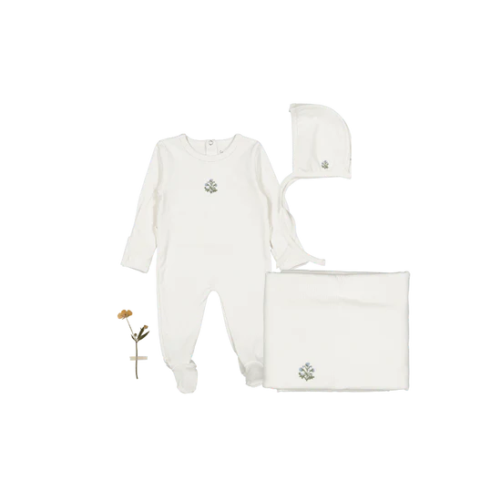 Zara Embroidered Layette Set