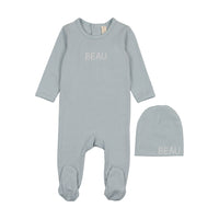 Stitched Beau Footie & Hat