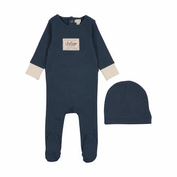 Color Block Footie Set