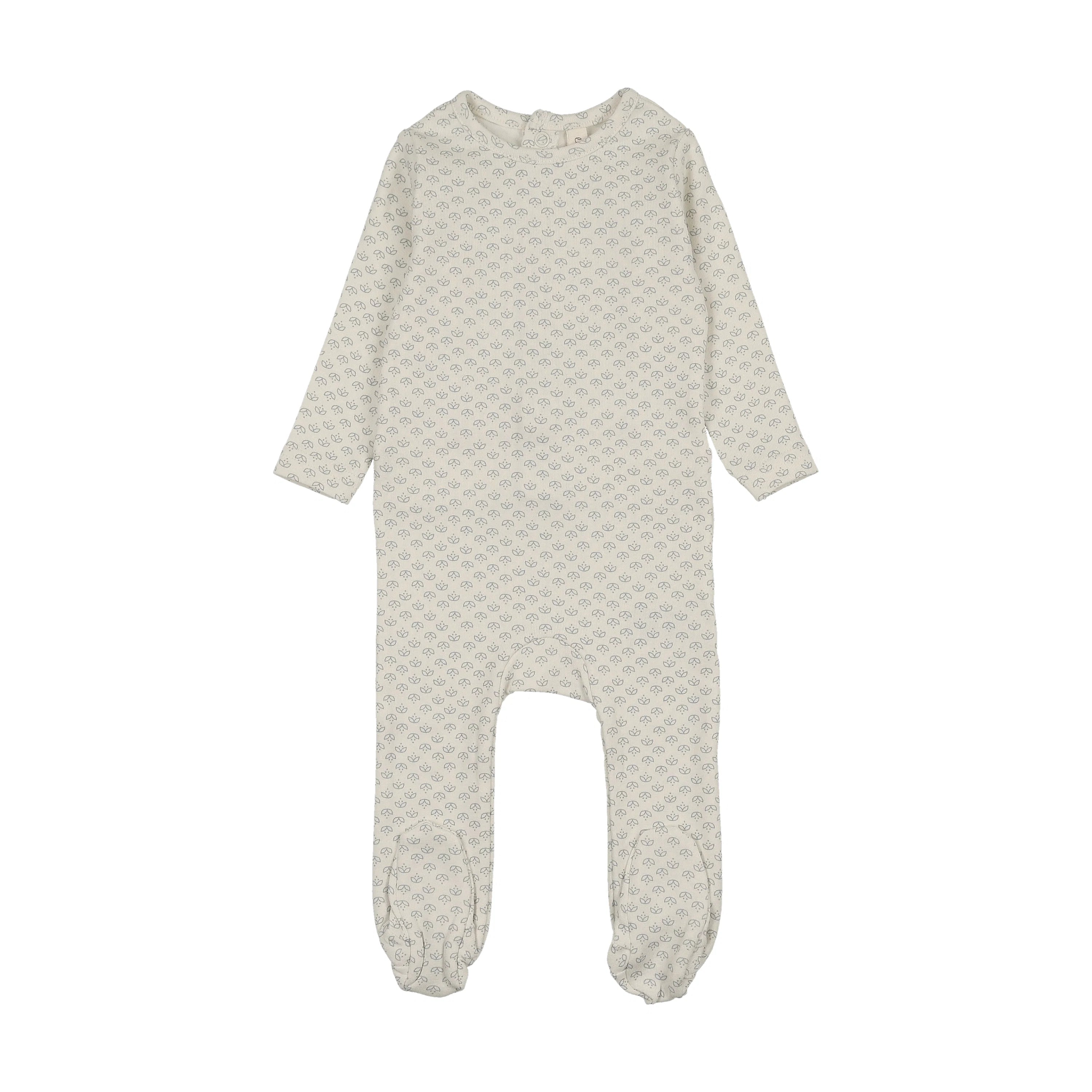 Mini Flora Print Footie
