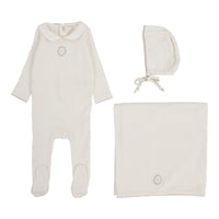 Emblem Embroidered Layette Set