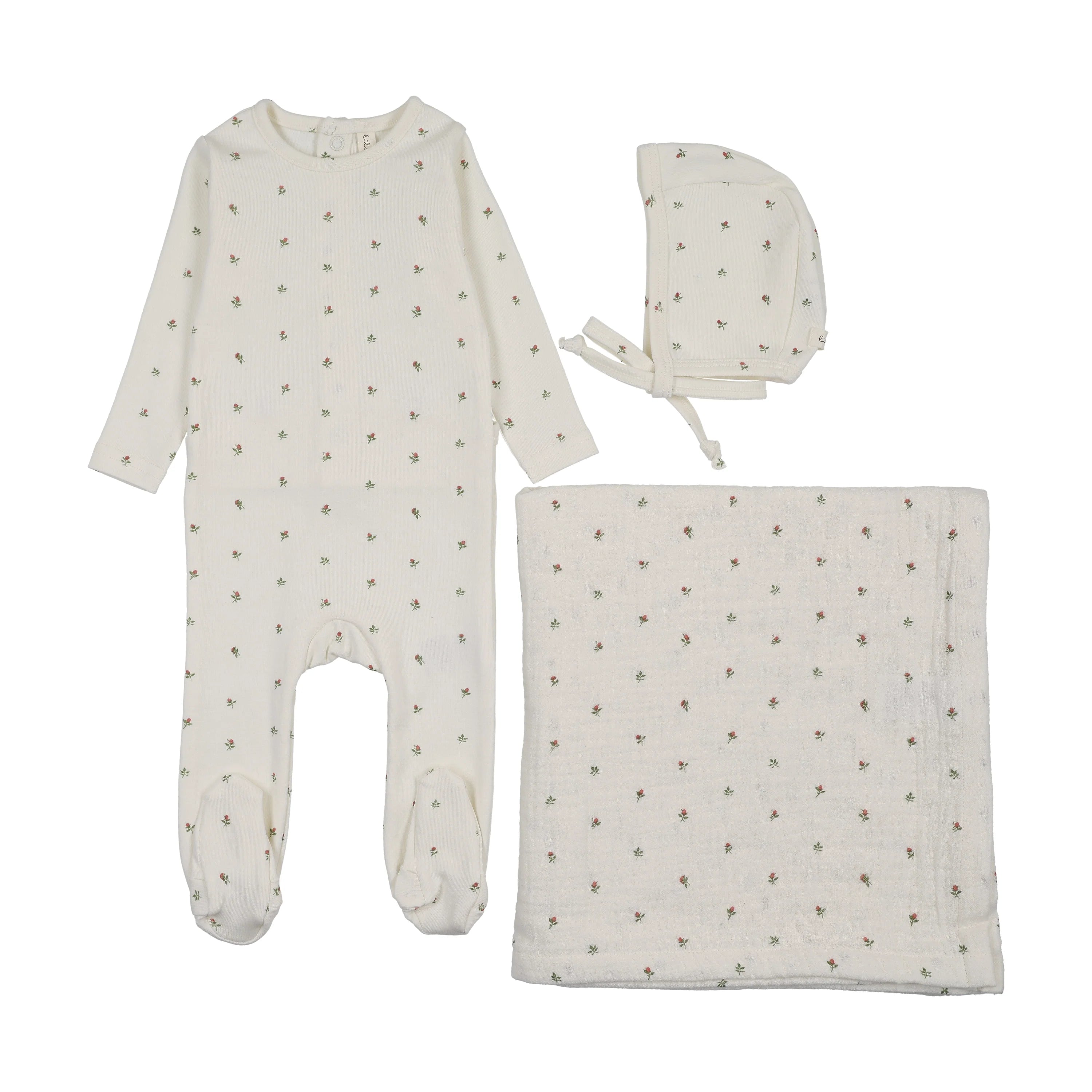Bitsy Floral Layette Set