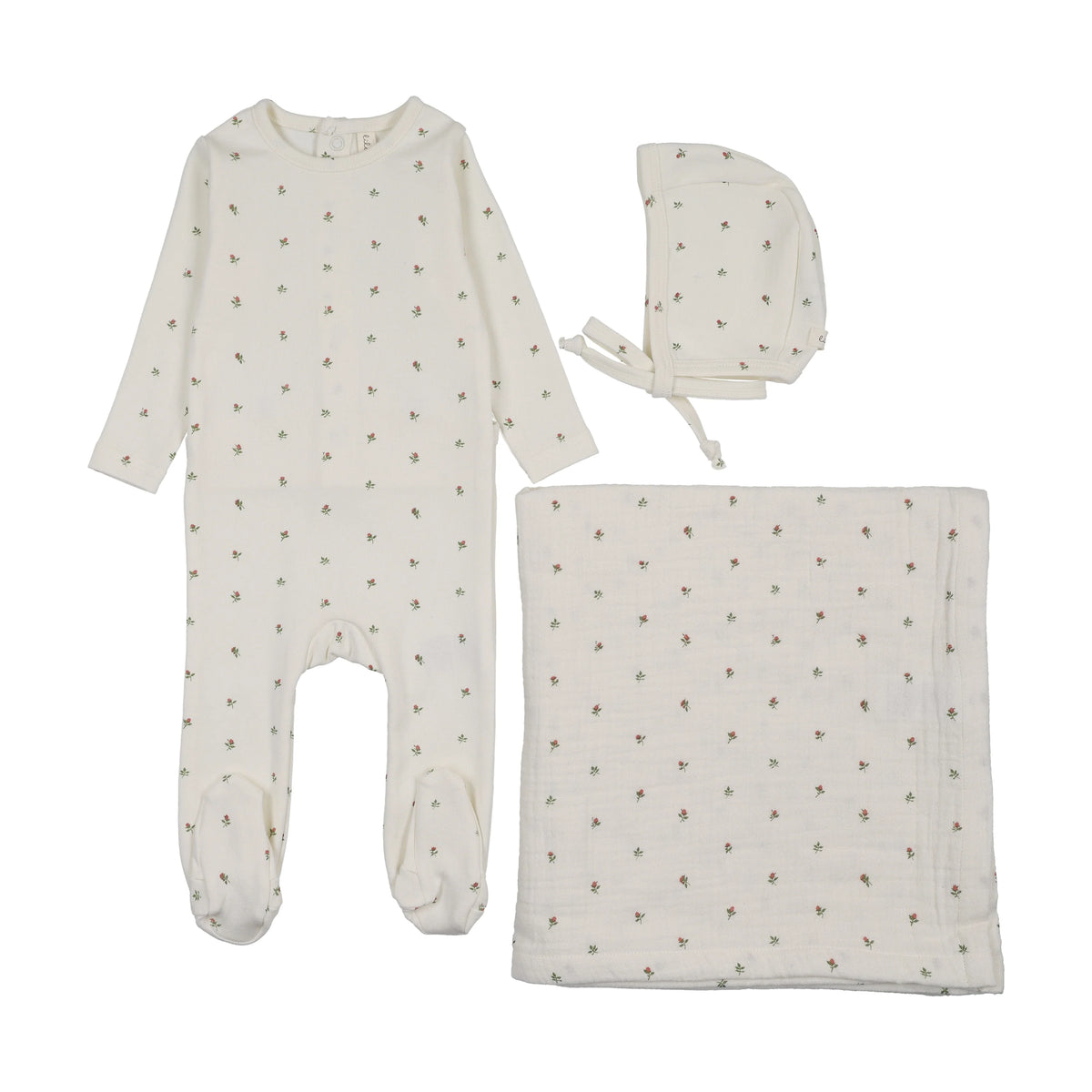 Bitsy Floral Layette Set