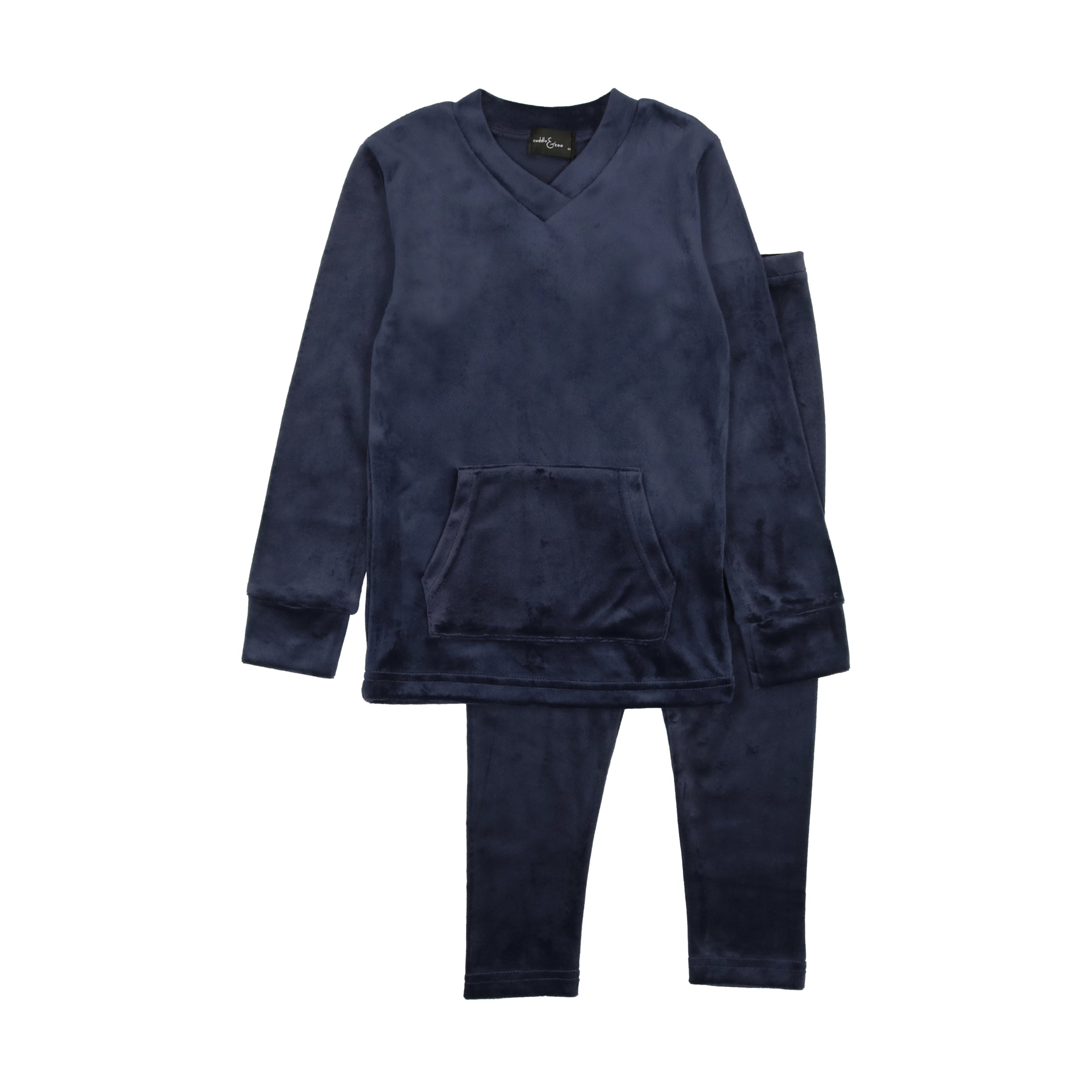 Velour Kangaroo Pocket Pajamas