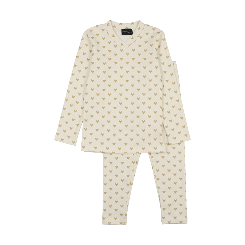 Gold Printed Pajamas