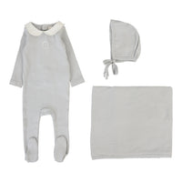 Emblem Embroidered Layette Set