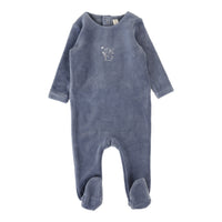 Velour Forest Graphic Footie
