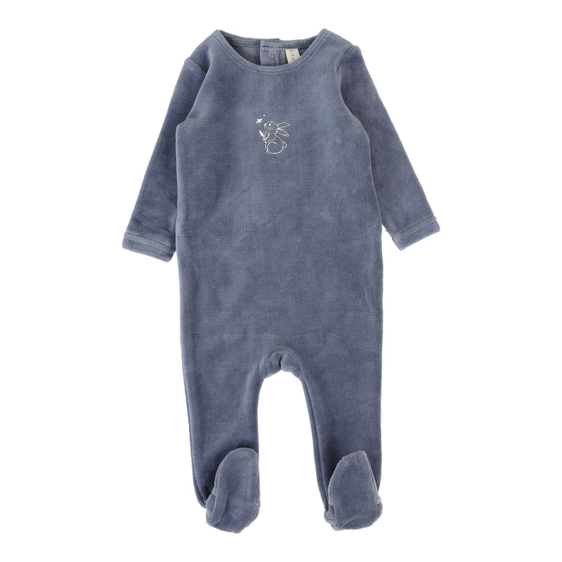 Velour Forest Graphic Footie