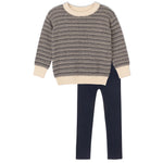 Navy/Ivory