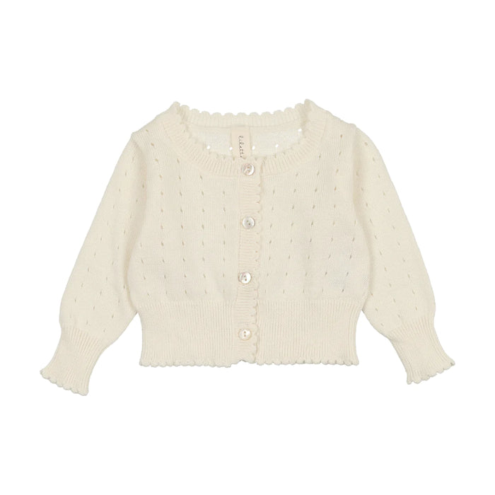 Heart Open Knit Cardigan