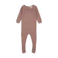 Knit Embroidered Footie