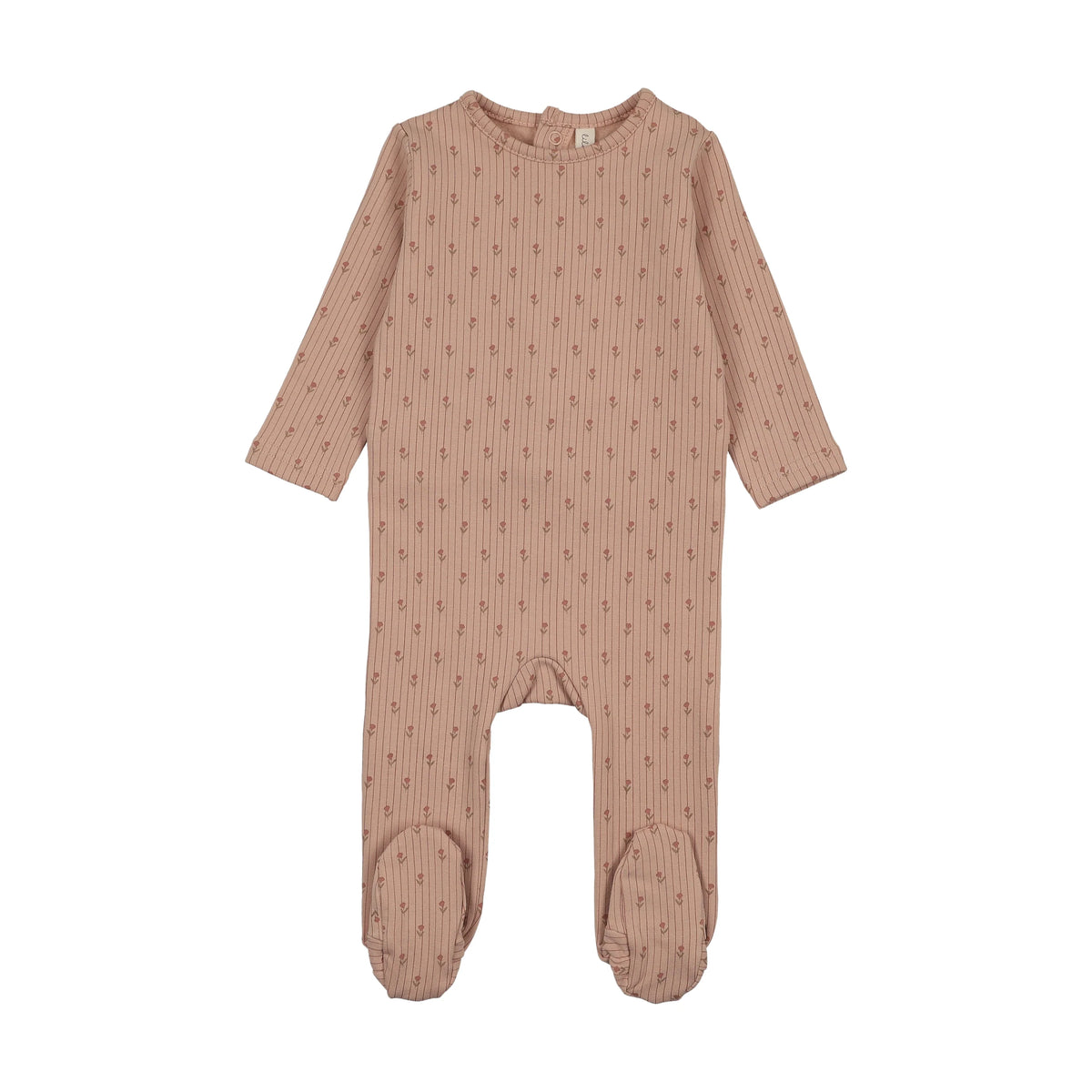Stripe Print Footie