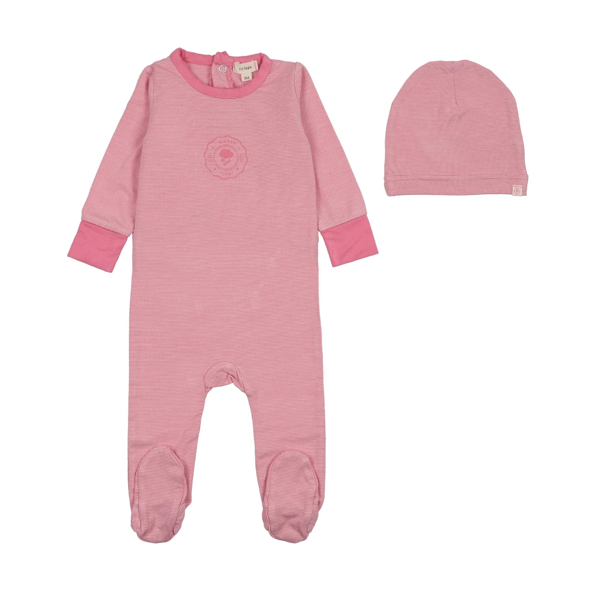 Striped Footie Set