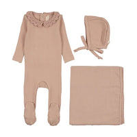 Crochet Collar Layette Set