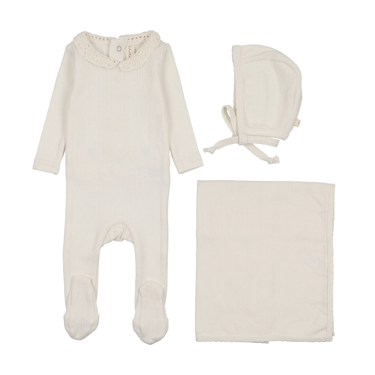 Crochet Collar Layette Set