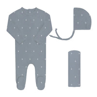 Rosebud/Diamond Layette Set