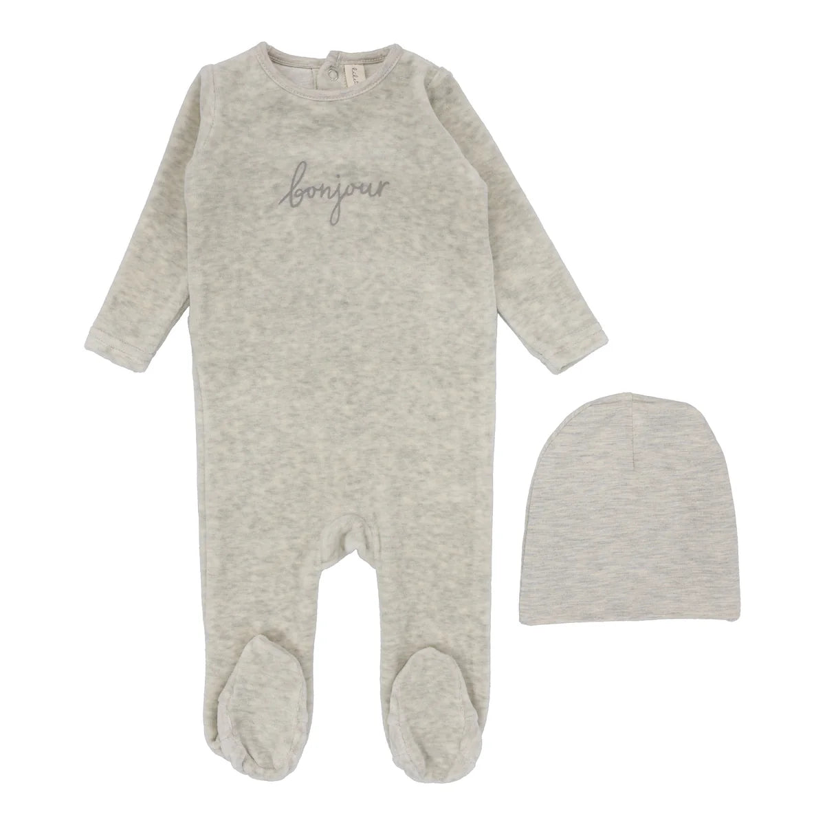 Velour Bonjour Footie Set