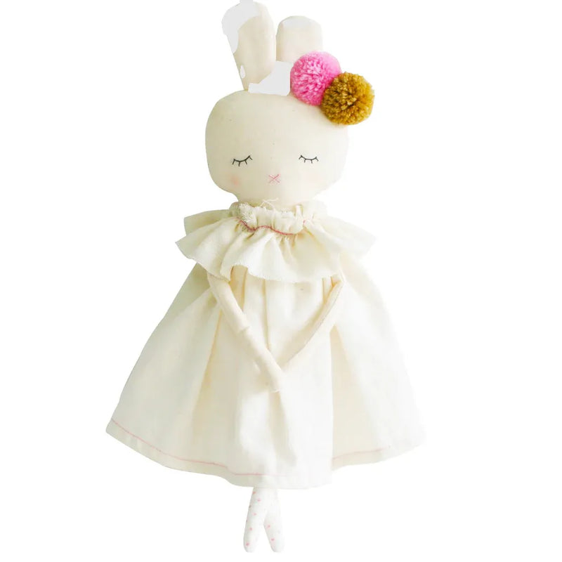 Isabelle Bunny Ivory Linen 40cm