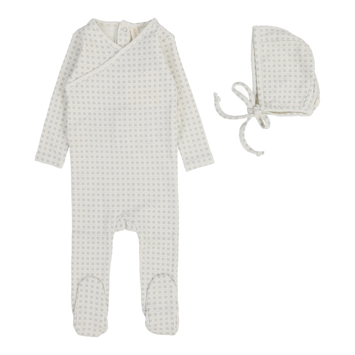 Woven Print Footie Set