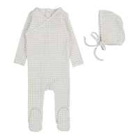 Woven Print Footie Set