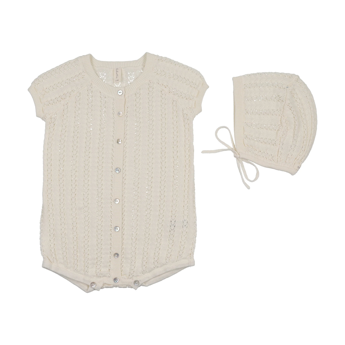 Crochet Knit Boys Romper
