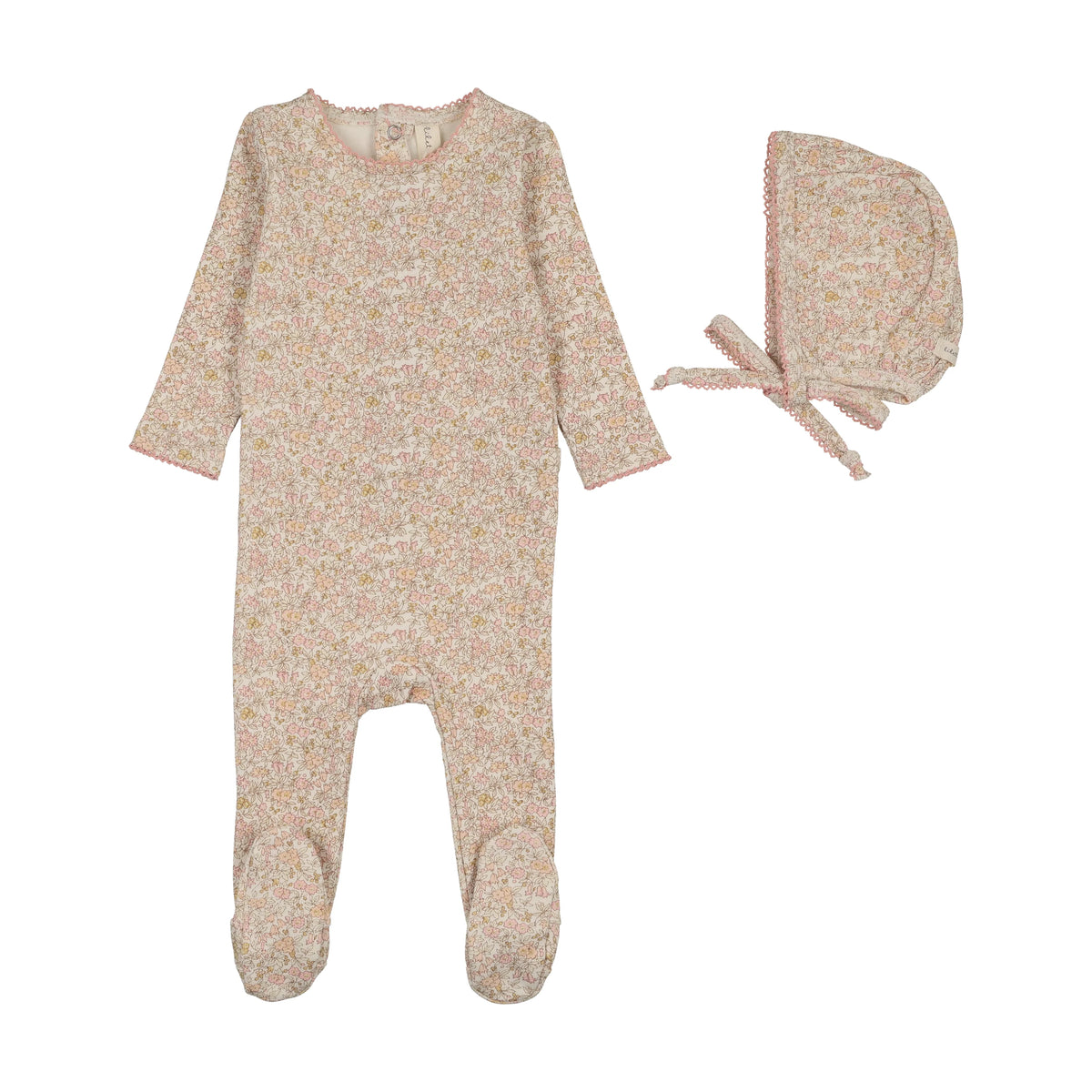 Liberty Floral Footie Set