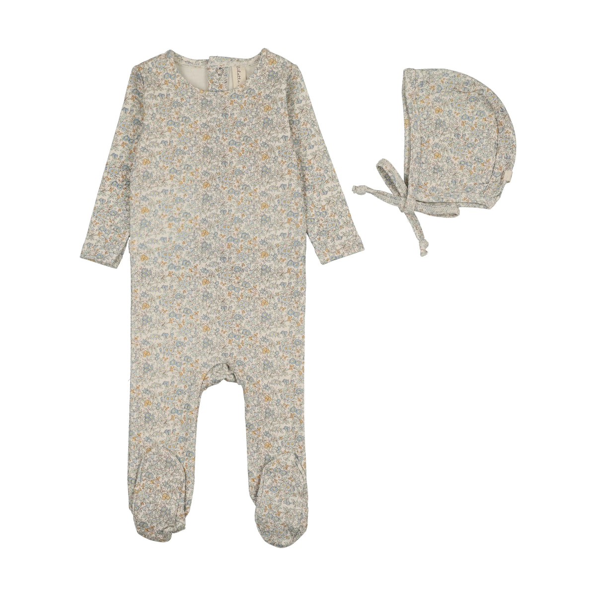 Liberty Floral Footie Set