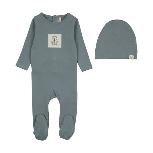 Graphic Tag Footie Set