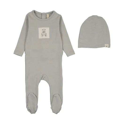 Graphic Tag Footie Set